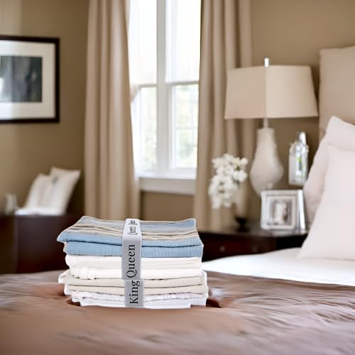 FGY Sheet Organizer Bands for Linen Closet