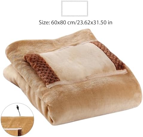 Yaoliucp Heated Blanket 24x31 Inch USB Fast Heating Throw