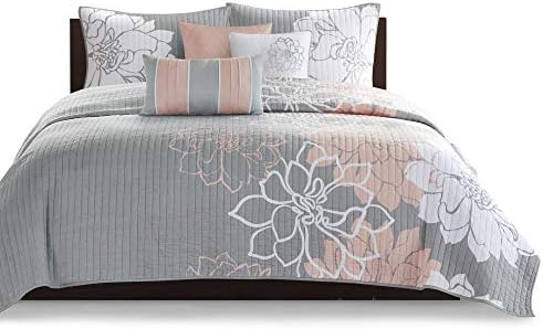 Madison Park Lola 6 Piece Cotton Quilt Set