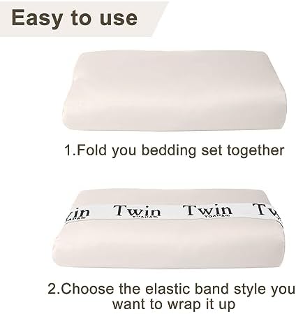 YOAPA 8Pcs Elastic Sheet Straps for Closet Bedding Organizer