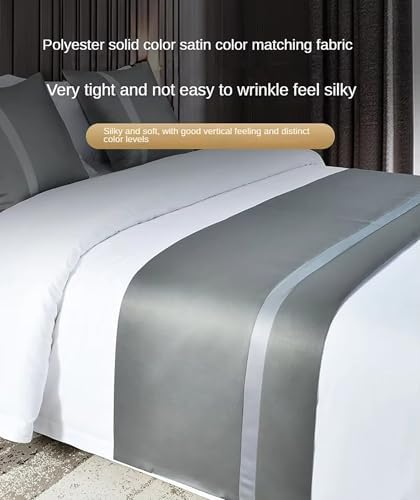 Bed Runner Scarf Gold 50X180cm Luxury Bed Cover