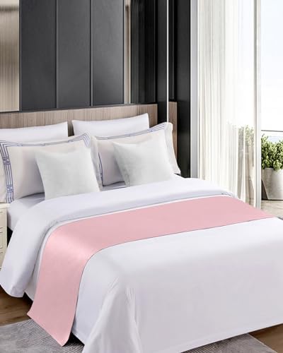 Homechoid Blush Pink Bed Runner Cal King Size 1