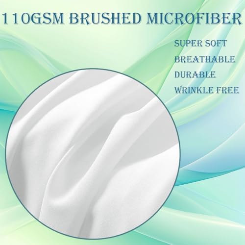 California King Microfiber Sheet Set with Deep Pocket