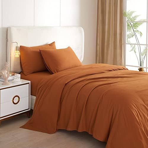 HighBuy Pumpkin Twin XL Cooling Sheet Set