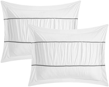 Chic Home Cheryl 10-Piece Comforter Set Queen White
