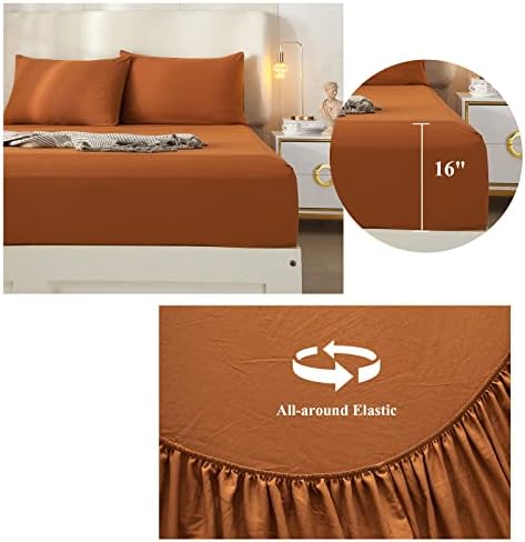 HighBuy Pumpkin Twin XL Cooling Sheet Set