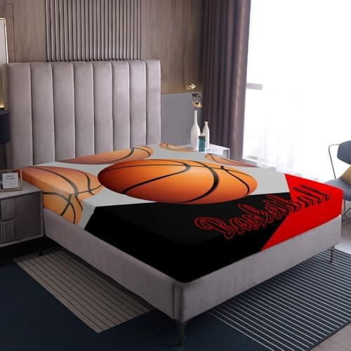 Erosebridal Basketball Fitted Sheet Set