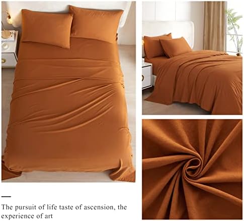 HighBuy Pumpkin Twin XL Cooling Sheet Set
