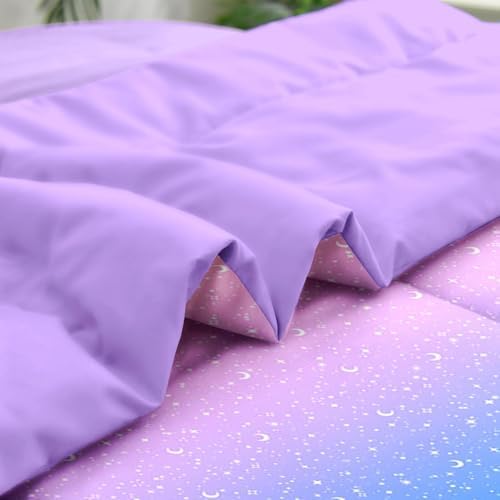 Pamnest Comforter Set Queen Size Star Pattern 7 Pcs