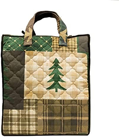 Donna Sharp Queen Full Bedding Set - 3 Piece Green Forest Lodge
