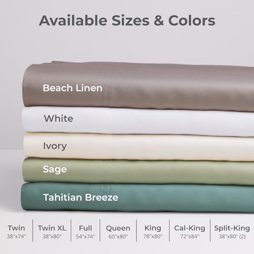 Cariloha Classic 4-Piece Twill Sheet Set - White King