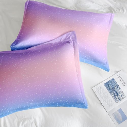 Pamnest Comforter Set Queen Size Star Pattern 7 Pcs