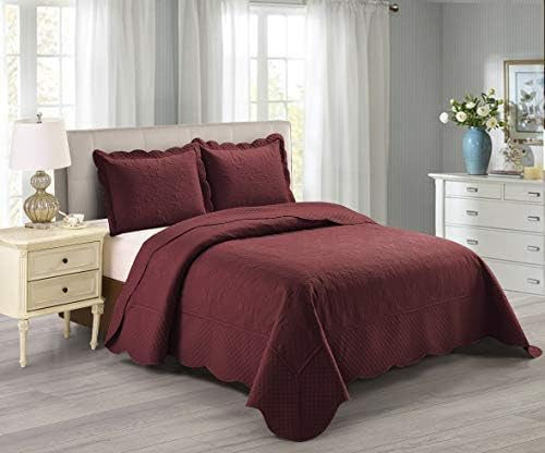 Better Home Style 3 Piece Luxury Quilt Set