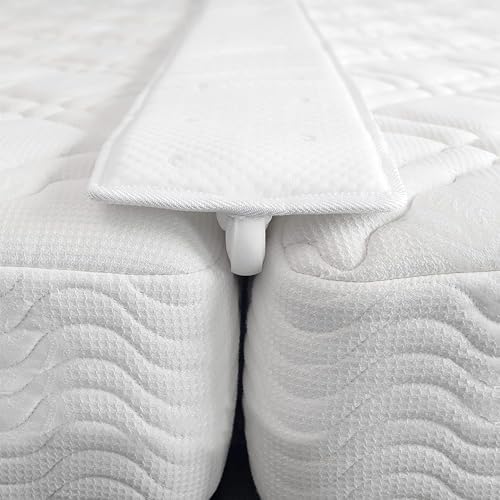 Greaton 748 Bed Bridge Pad Twin to King Converter Kit White