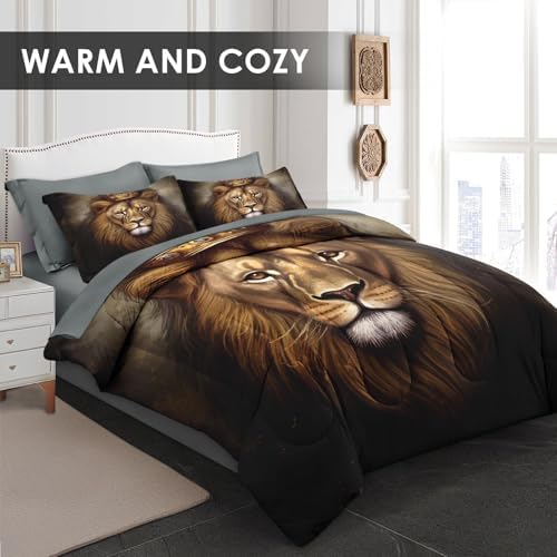 Pamnest King Lion Comforter Set 7 Pcs 1