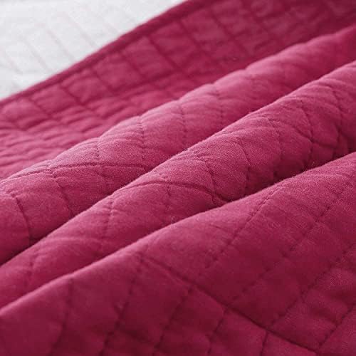 KASENTEX 100 Cotton Queen Quilt Set with Pillow Shams