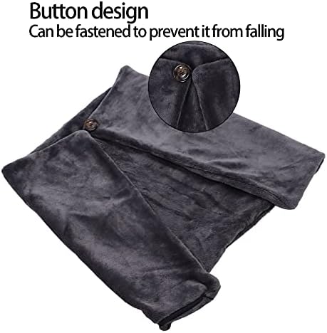 USB Heated Blanket Shawl with Button Design