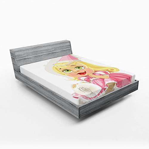 Ambesonne Zodiac Virgo Fitted Sheet Multicolor
