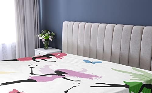 Ambesonne Fantasy Fitted Sheet Multicolor California King