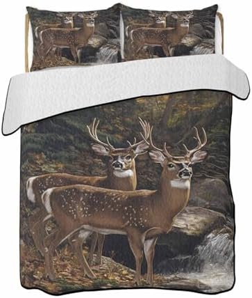 RisQiten Twin XL Quilt Bedding Set with Shams