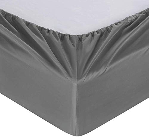 ELINEN 100 Supima Cotton Queen Sheet Set 4 pcs - Grey
