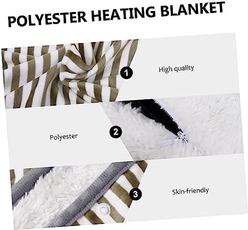 PRETYZOOM Heated Electric Blanket for Winter Comfort