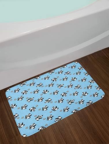 Ambesonne Soccer Bath Mat with Non-Slip Backing 302 x 20