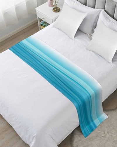 Jolunifun Queen Bed Runner Scarf 94x20 Inches