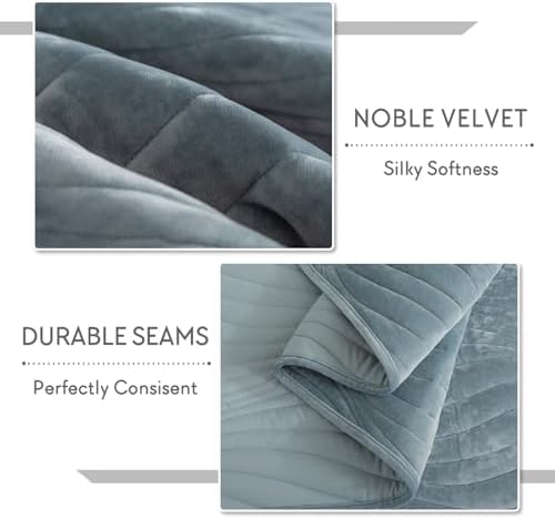 Travan Luxury Velvet Quilt Set Queen Size