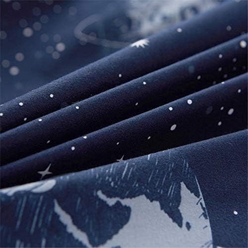 Galaxy Space Duvet Cover Set Twin Boy for Kids