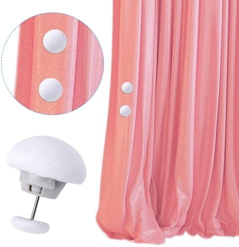 20pcs Duvet Clips with Mushroom Buttons and Iron Nails