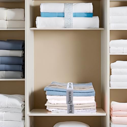 FGY Sheet Organizer Bands for Linen Closet