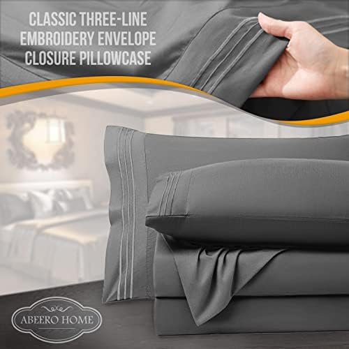 Abeero Home Full Size Cooling Microfiber Sheet Set