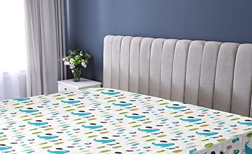 Ambesonne Dragon Fitted Sheet Multicolor California King