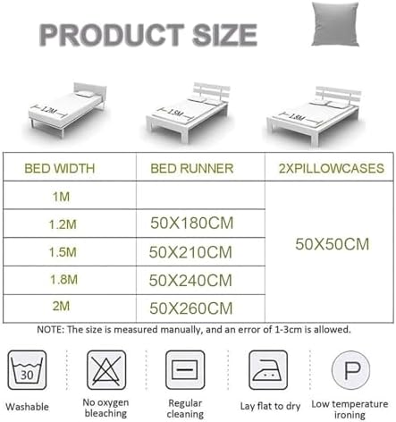 Rishdon Hotel Bed Runner Scarf 60X160CM Luxury Coverlet