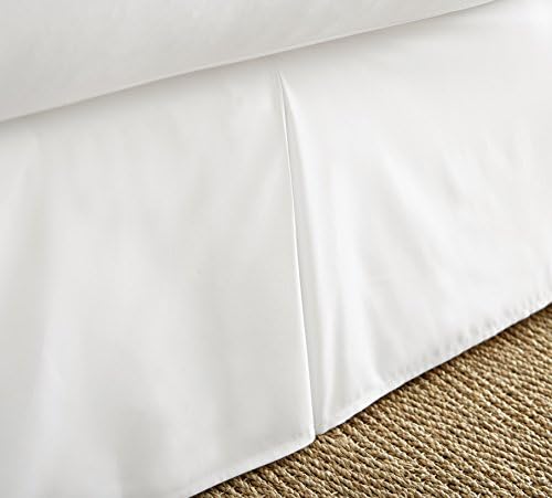 IENJOY Home Premium Pleated Bed Skirt White Full