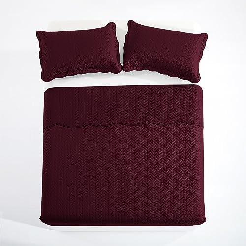 MOONLIGHT20015 Reversible Quilt Set Queen Size
