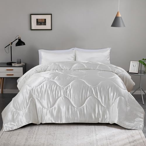 A Nice Night Satin Microfiber Comforter Set Queen Size