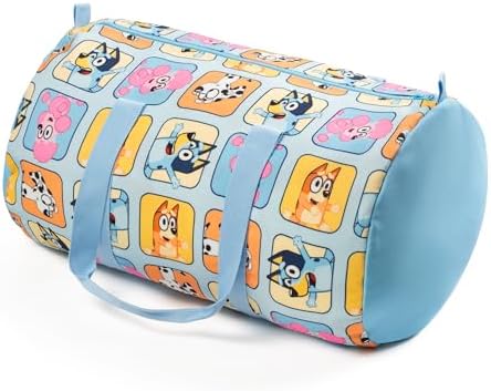 Jay Franco Bluey Comforter Set - 4 Piece Kids Bedding with Duffle Bag