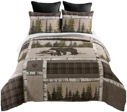 Donna Sharp Bear Panels Twin Quilt Set - 2 Piece