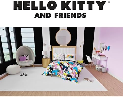 Franco Hello Kitty Friends 7 Piece Comforter Set