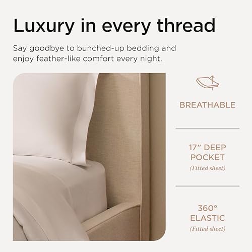 Threadmill Supima Cotton Sheets California King 1000 Thread Count 4 Pc Set