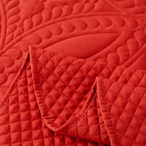 Cmfshape Oversize King Quilt Set 120x119 3 Piece Modern Geometric