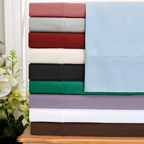 Superior Egyptian Cotton 530 Thread Count Bed Sheet Set Twin XL Green