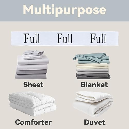 Bozenu Sheet Organizers - 4 Piece Elastic Bed Sheet Straps for Linen Closet