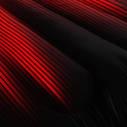 QOOMO Red Black Abstract Kids Comforter Set