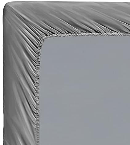 ELINEN 100 Supima Cotton Queen Sheet Set 4 pcs - Grey