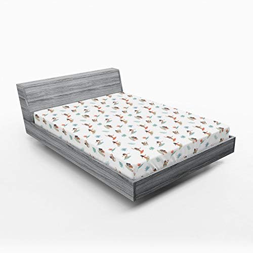 Ambesonne Hula Girl Fitted Sheet - California King