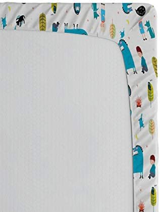 Ambesonne Dragon Fitted Sheet Multicolor California King