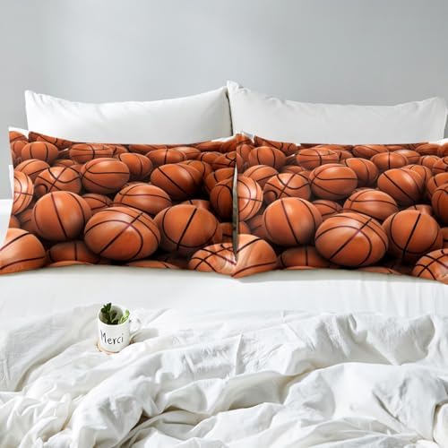 Erosebridal Basketball Pile Fitted Sheet Twin Size Set